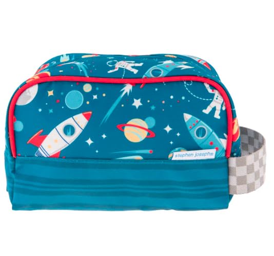 Stephen Joseph, Kids Toiletry Bag, Boys and Girls Toiletry Kit, Travel Bag - color: Space