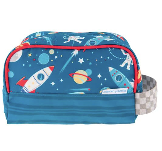 Stephen Joseph, Kids Toiletry Bag, Boys and Girls Toiletry Kit, Travel Bag - color: Space