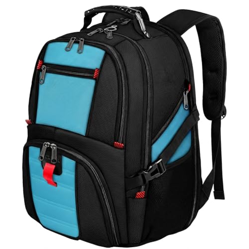 YOREPEK Large Backpack for Men, Extra Large Laptop Backpacks for Men Women, Water Resistant Travel Backpack Airline Approved Business Work Bag Fits 17 Inch Computer, Black - color: Blue, size: 17 Inch