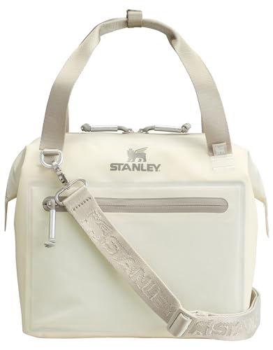 Stanley All Day Julienne Soft Cooler Bag and Lunch Box | Insulated Travel Bag with Zipper | BPA-Free - color: Cream, style: Mini