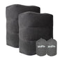 Inflatable Travel Foot Rest Pillow, Adjustable Height Leg Rest Pillow for Cars, Home, Office, Trains, Airplane, Make a Flat Bed for Baby, Kids, Toddlers, Grey, 2 Pack - color: Grey 2