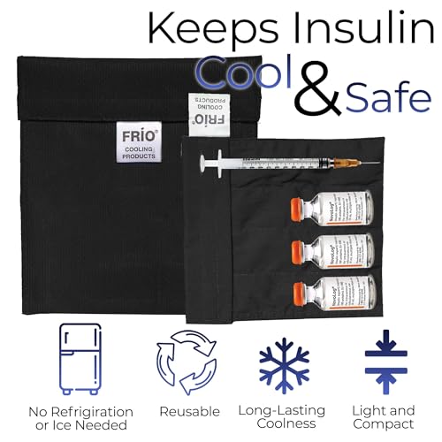 FRIO Cooling Wallet - Insulin Cooler for 45+ Hours of Stress Free On The Go - Black - Small - color: Black, size: Small
