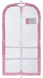 Clear Plastic Garment Bag with Pockets for Dance Competitions Danshuz - Pink - color: Lavender,Pink
