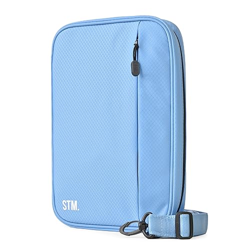 Scribbles That Matter - A5 Pencil Case Pouch + Journal Organizer - Large capacity Kawaii Pencil Pouch, Pen Case, Marker Case, Storage Journal Pouch Zippered Pocket Adjustable Shoulder Strap (7 x 10) - color: Lavender, size: A5 (V2)