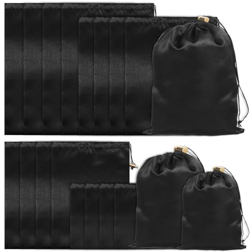 16 Pcs Game Toy Storage Bag with Drawstring, Multi Purpose Foldable Stuff Sack Travel Bags, Pouches for Lightweight Toys, Adjustable Toy Organizer, Foldable Ditty Underwear Bag for Women Men, 4 Sizes