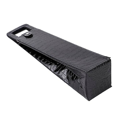Leather Wine Bottle Carrier, Wine Gift Bag PU Resuable Leather Wine Tote Bag Champagne Beer Gift Bags Carrier for for Picnic Beach Party Travel, Good Gifts for Wedding Housewarming Wine(Black) - color: Black