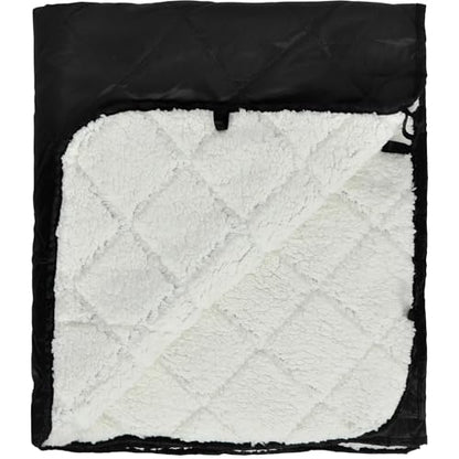 REDCAMP Large Warm Camping Blanket with Sherpa Lining, Cold Weather Warm Outdoor Blanket Waterproof and Windproof for Camping Stadium, Machine Washable 59"x79" White - color: 59"x 79" White