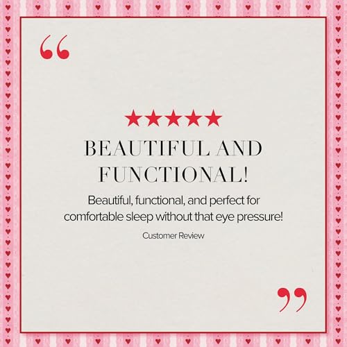 slip Besties Contour Sleep Mask | Pure Silk, 100% Mulberry Silk | Contoured Design | Soft, Gentle on Skin, Adjustable Strap for Perfect Fit | Ideal for Restful Sleep - color: Besties