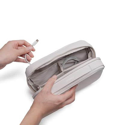 Orbitkey KonMari 2-in-1 Tech Acessory Pouch - Stone - color: Stone