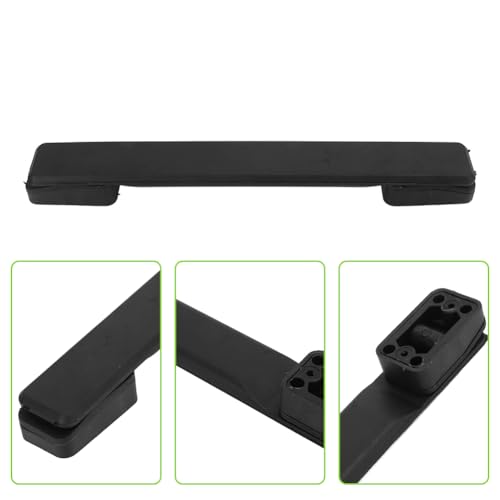 Tiiyee Luggage Handle, Plastic Suitcase Handle Replacement Soft Pull Repair Carry Strap Grip Spare Fix Holders Hardware Accessory Part for Black Boxes Cases Black Tone Old Broken 20cm Length
