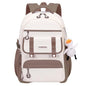 Womens Girls Backpack for School Cute Aesthetic Large Laptop Backpack Kawaii Preppy Teen Kids Bookbag Travel Daypack (Khaki, S) - color: Khaki, size: Small