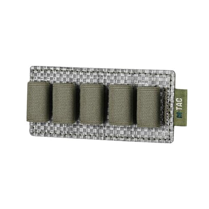 M-Tac Modular Ampoule Organizer Insert | Tactical Insert with Elastic Loops & Loop Velcro Backing | Fits Medical Kits & Backpacks, 5 Slot - color: Ranger Green, size: 5 ml
