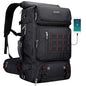 WITZMAN Carry on Travel Backpack for Men Women Airline Approved Convertible Nylon Duffle Backpack Luggage Bag (B682 Black) - color: 01.black