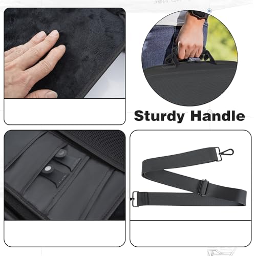 42 slots watch storage box, portable hard watch travel box, watch storage display storage box, padded watch portable box for watches - size: 42 Slots