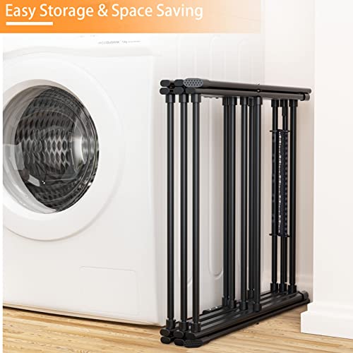 Clothes Drying Rack Household Indoor, Foldable Drying Rack Clothing for Laundry - 40" x 28.8" x 14.2", Space Saving Indoor, Black-1pack - color: Black