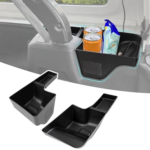 Rear Trunk Organizer Tray Compatible with 2018-2023 Jeep Wangler JL JLU 4XE Rubicon Sahara 4 Door, Wheel Well Storage Box Cargo Organizer Accessories for Jeep Wangler JL (Left + Right) - color: 2018-2023
