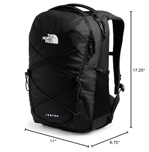 The North Face Women's Jester Everyday Laptop Backpack - Commuter Travel Bag, Laptop Sleeve, Water-Repellent, TNF Black-NPF, One Size - color: Tnf Black-npf