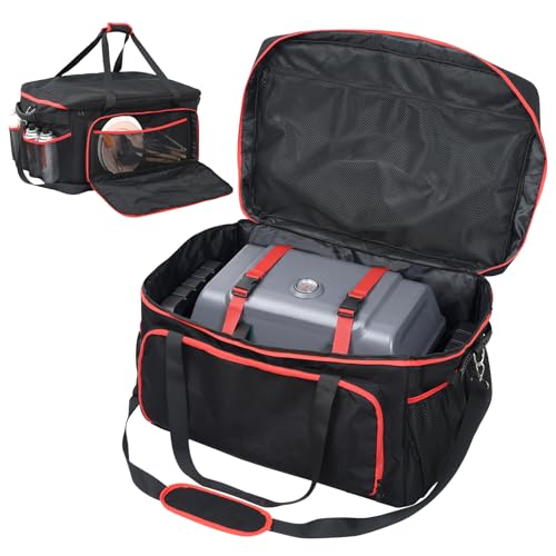 OTraki Grill Carry Case Compatible with Char-Broil Grill2Go X200, Portable Grill Storage Carry Bag, Cover Bag with Multi Storage Pockets for Outdoor Grill Tools & Accessories (Bag Only)