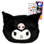 Kuromi Cosmetic Bag Set - Bundle with Sanrio Cosmetic Bag for Makeup, Travel Size Toiletries, Plus Stickers, More | Hello Kitty Travel Bag for Girls, Women
