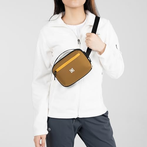 Sherpani Hyk, Small Sling Bag, 1L Belt Bag, Lightweight Travel Fanny Pack, Sling Crossbody Purse with RFID Blocking - color: Elmwood