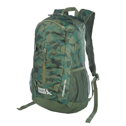 Eddie Bauer Stowaway Packable Backpack | Travel | Outdoor | Lightweight | Foldable | Durable | Ripstop Polyester | 20L - Sprig Green - color: Sprig, size: 20L