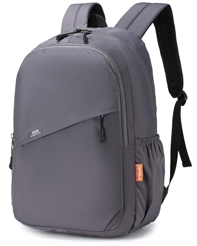 40x30x15cm Personal Item Bag Travel Backpack Carry On Flight Approved with Anti-Theft Pocket Water-resistant Casual Daypack for Weekender Business Hiking,Grey - color: Grey