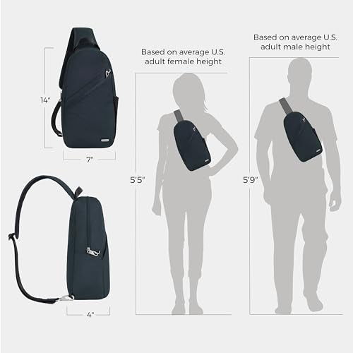 Travelon Anti-Theft Classic Sling Bag - color: Midnight