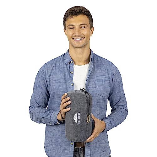 BlueHills Travel Blanket Pillow Rolled Premium Soft Plush Airplane Throw Traveling Essentials Compact in a Bag 70 X 48 inches for Long Plane Flight Portable Lightweight Grey Gray R01 - color: R01-gray