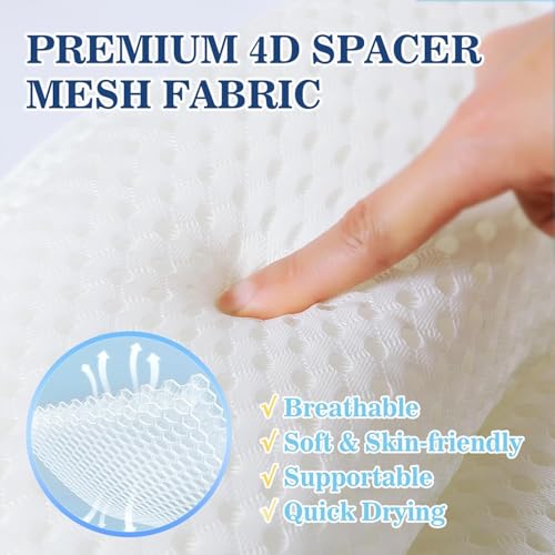 Portable 3D Breathable Seat Cushion – Foldable, Soft & Lightweight for Airplane Travel Stadium Cushion