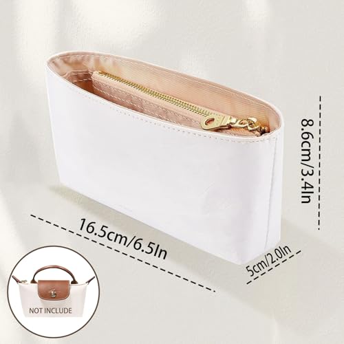 2-Pack Mini Bag Strap Kit & Small Purse Organizer Insert,Compatible with Small Foldable Totes