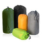 Frelaxy Stuff Sack Set 5-Pack (3L&5L&9L&15L&20L), Ultralight Ditty Bags with Dust Flap for Traveling Hiking Backpacking (Neon Green&Orange&Gray&Army Green&Black) - color: Neon Green&Orange&Gray&Army Green&Black