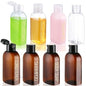 Cosywell Travel Bottles for Toiletries 8PCS 3.4oz TSA Approved Containers - Leak Proof Empty Lotion Bottles With Flip Cap for Shampoo and Toiletries - color: I-3.4oz-2Color-6label2blank