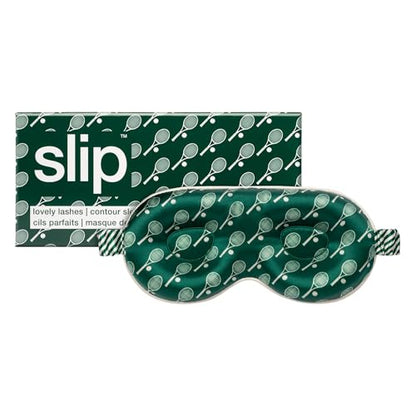 slip Pure Silk Contour Sleep Mask: Protect Your Delicate Lashes with Our Innovative, Lash-Friendly Design. Beauty Sleep with Slipsilk™ Comfort, 1 Contour Mask, Sleep & Leisure Club - color: Leisure Club