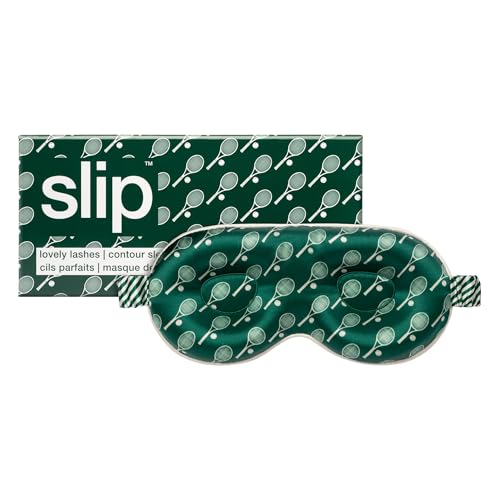 slip Pure Silk Contour Sleep Mask: Protect Your Delicate Lashes with Our Innovative, Lash-Friendly Design. Beauty Sleep with Slipsilk™ Comfort, 1 Contour Mask, Sleep & Leisure Club - color: Leisure Club