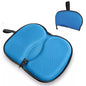 Foldable Seat Cushion for Travel, Honeycomb Gel Seat Cushion with Zipper & Handle, Portable Honeycomb Gel Cushion for Fatigue Relief, Ventilative Butt Pillow 15.8 x 13.3 x 1.4 Inches (1 in Blue) - color: 1 in Blue