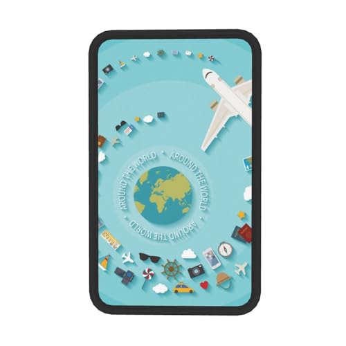 Travelling on Airplane Car Center Console Pad,Auto Armrest Seat Box Cover Pad Universal Car Accessories Interior Protection for Most Vehicle,SUV,Truck