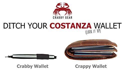 Crabby Wallet - Thin Minimalist Front Pocket Wallet - C3 Canvas Wallet - color: Armyland