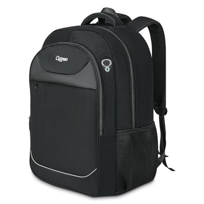 Business Travel Laptop Backpack, Anti Theft Durable Backpack with USB Port & organizer, Water Resistant Bag for Men & Women Fits 17.3 Inch Laptop and Tablet - Black - size: Medium