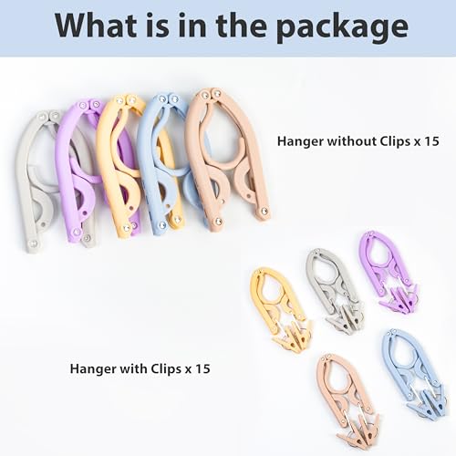 Travel Hangers, Cruise Ship Essentials Travel Essentials, Portable Cruises Must Haves 2026, Folding Hangers for Suitcase, RV Camping Airplane Europe Vacation Essential (30, Mixed) - color: Mixed