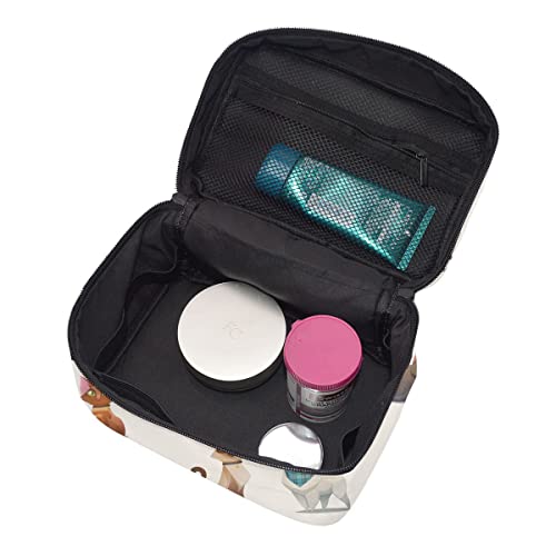 Travel Makeup Bags Four Cartoon Cat Cosmetic Bags Organizer Train Case Toiletry Make Up Pouch - color: color8