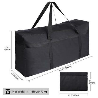 REDCAMP Foldable Travel Bag, Large Sports Bag, 75L/96L/100L, Lightweight Waterproof Tote Bag - color: Black 230L
