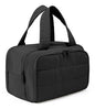 Travel Toiletry Bag for Women, Large Wide-open Puffy Cosmetic Makeup Bag with Wet-Dry Separation, Multi-Pocket Organizer with Carry Handle for Toiletries, Cosmetics, Essentials, Black - color: Black
