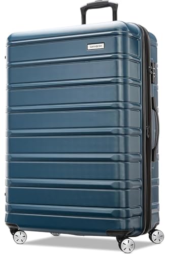 Samsonite Omni 2 Hardside 2 Piece Set - Includes Global Carry-On & Large Checked Suitcases - 360° Dual Spinner Wheels - Integrated TSA Lock & Expansion - Amazon Exclusive - Nova Teal - color: Nova Teal, size: 2-Piece Set (Carry-on/Large)