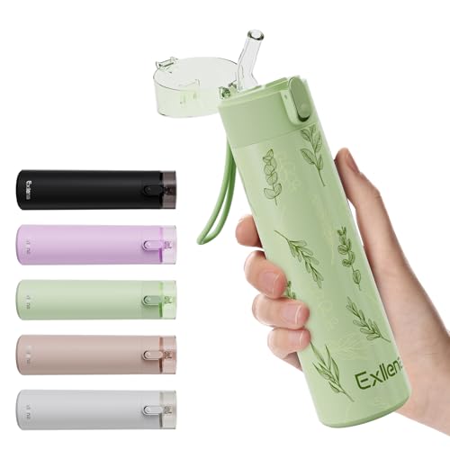 9oz Small Water Bottles with Straw, Mini Water Bottle with One-Hand Open Design, Leak-Proof Locking Lid for Hot&Cold Drinks, Small Travel Water Bottle - 100% Leakproof for School, Travel...(Floral) - color: Floral, size: 9.1 Ounces
