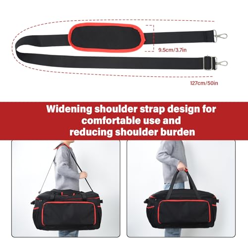 OTraki Grill Carry Case Compatible with Char-Broil Grill2Go X200, Portable Grill Storage Carry Bag, Cover Bag with Multi Storage Pockets for Outdoor Grill Tools & Accessories (Bag Only)