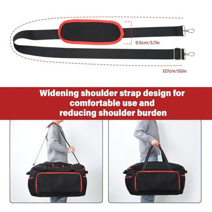 OTraki Grill Carry Case Compatible with Char-Broil Grill2Go X200, Portable Grill Storage Carry Bag, Cover Bag with Multi Storage Pockets for Outdoor Grill Tools & Accessories (Bag Only)