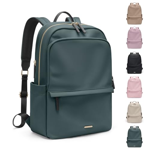 GOLF SUPAGS Women Laptop Backpack Casual Daypack for Work Travel College Backpack Purse Fits 14 Inch Notebook (Atrovirens) - color: Atrovirens-upgrade, size: 14 Inch