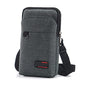 Travel Cell Phone Pouch Belt Pouch, Phone Holster Crossbody Bag with Shoulder Strap for iPhone Case Holder for Hand with Neck Lanyard Smartphone Walking Passport Wallet | with Shoulder Strap - color: Single Layer Dark Grey