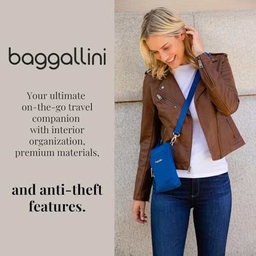 Baggallini Women's Securtex Anti-theft Activity Crossbody Bag - color: Woodrose