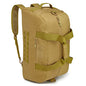 G4Free 70L Large Tactical Duffle Bag Men Sports Gym Backpack with Shoes Compartment Military MOLLE Duffel Backpack (Brown) - color: Brown